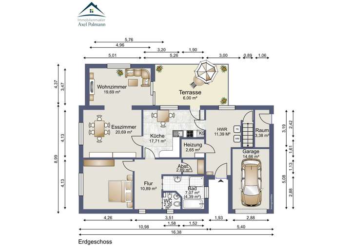 Grundriss Erdgeschoss