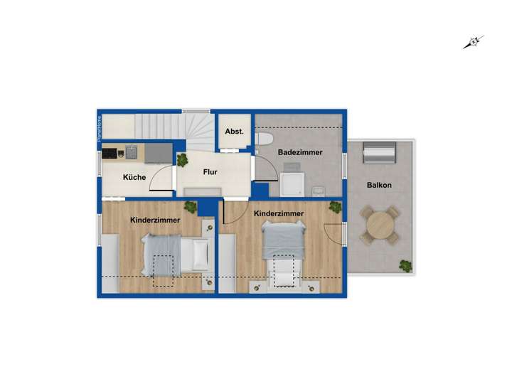 Grundriss Obergeschoss