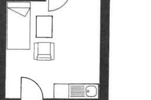 Bis 31.12.32 vermietetes 1-Raum-Apartment *Loggia *Tiefgarage *Energiekl. C *zentrale & ruhige Lage – 40599 Hassels, Düsseldorf – Vorschaubild 2