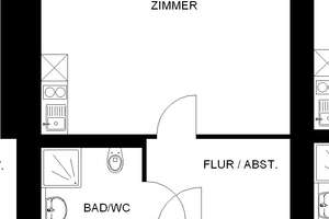 Studentenwohnung in Nähe der TU – Humboldtstr. 30 B, 38106 Östliches Ringgebiet, Braunschweig – Vorschaubild 3
