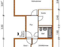 Charmante 3-Raumwohnung sucht liebenswerte Mieter nach Sanierung – Juri-Gagarin-Straße 36, 39118 Reform, Magdeburg – Vorschaubild 7