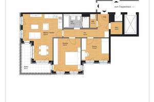 3-Zimmer-Wohnung mit Balkon – 4317 Reudnitz-Thonberg, Leipzig – Vorschaubild 1