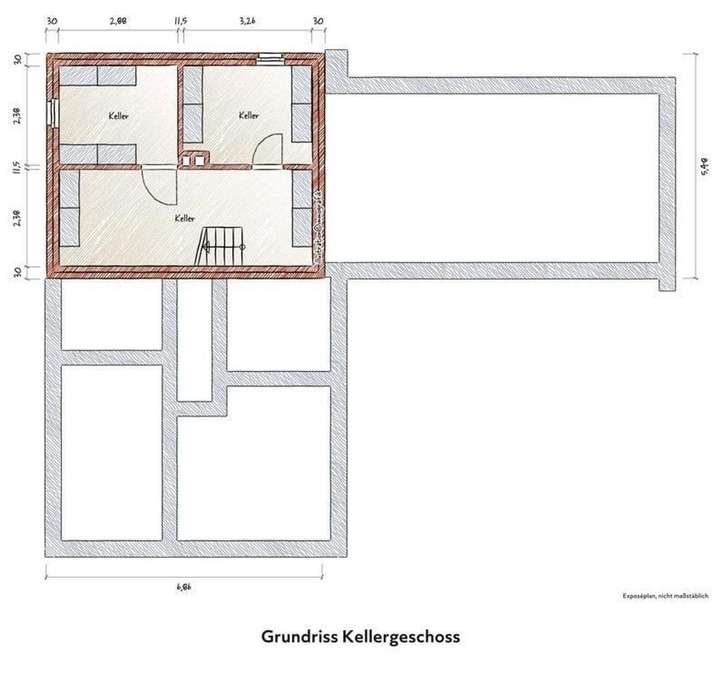 Grundriss Keller