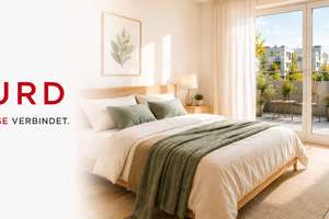 Vertriebsstart CURD :  2 Zimmer - Wohnung mit Balkon als Kapitalanlage = 44 m²