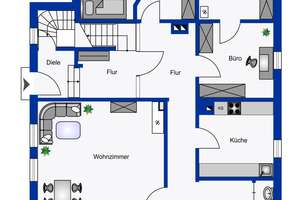 Historischer Charme trifft Gestütsflair: Großzügige 130 qm EG-Wohnung mit Kachelofen – Die vollständige Adresse der Immobilie erhältst du vom Anbieter., 64658 Fürth – Vorschaubild 22