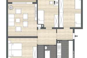 Familienfreundliche 4-Zimmer-Wohnung mit Balkon, Gäste-WC und viel Stauraum – Tafelweg 21, 70439 Stammheim-Süd, Stuttgart – Vorschaubild 15