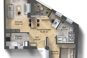 neuwertige, sofort bezugsfähige Wohnung in direkter Innenstadtlage – Salzgasse 0, 1067 Innere Altstadt, Dresden – Vorschaubild 14