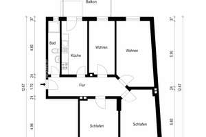 provisionsfrei: traumhafte 4-Zimmer Wohnung  in Hannover-List – Die vollständige Adresse der Immobilie erhältst du vom Anbieter., 30161 List, Hannover – Vorschaubild 8