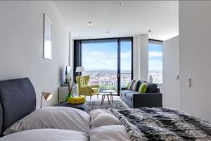 Möbliert: Premium wohnen im FRIENDS Tower – Die vollständige Adresse der Immobilie erhältst du vom Anbieter., 80639 Nymphenburg, München – Vorschaubild 4