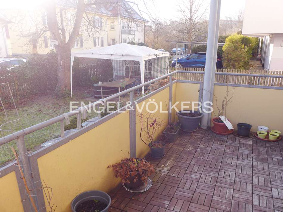 Balkon im EG in Südausrichtung