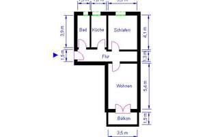 *Seniorenfreundliche Wohnung mitten der Stadt* – Breiter Weg 30a, 39104 Altstadt, Magdeburg – Vorschaubild 6