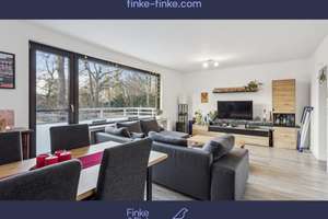 Modernisierte Wohnung mit Balkon und Blick ins Grüne nahe der Hochschule