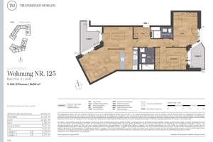 3-Zimmer-Wohnung in Neubau Truderinger Morgen – Die vollständige Adresse der Immobilie erhältst du vom Anbieter., 81825 Josephsburg, München – Vorschaubild 36