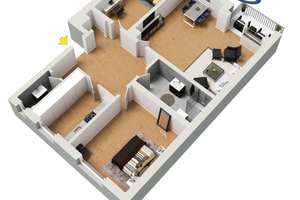 Frisch renovierte Dreizimmerwohnung mit Südbalkon und Garage im inneren Westen – Prüfeninger Straße 45A, 93049 Westenviertel, Regensburg – Vorschaubild 16