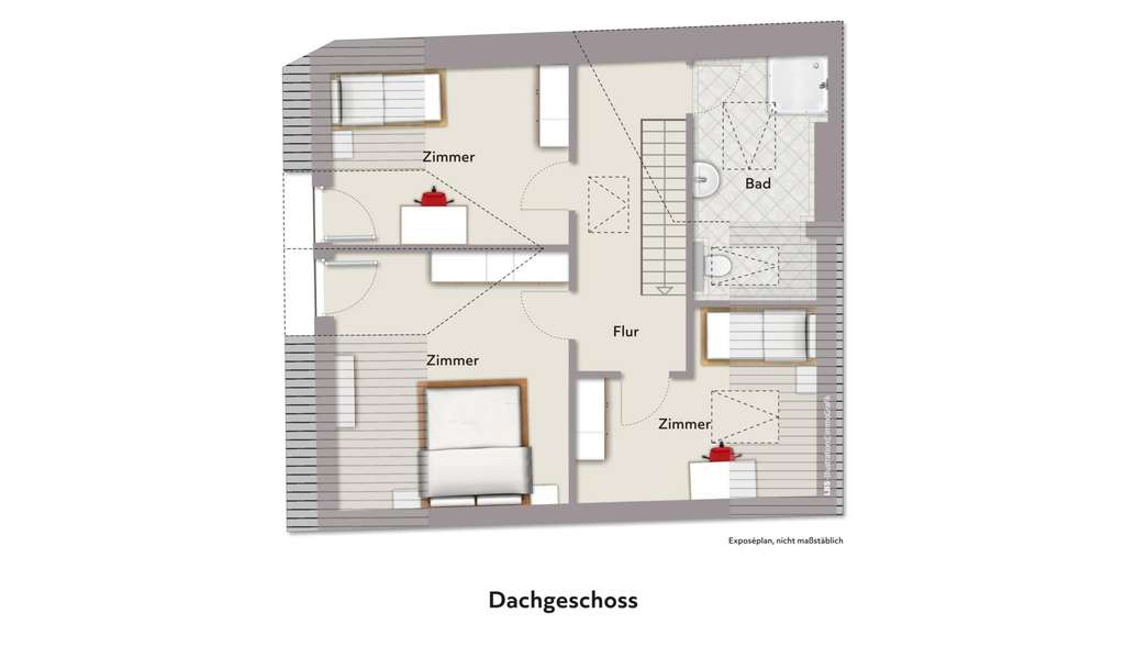 Immobilie in Oberwolfach - Maisonetten-Stadtwohnung - Modern & Vollsaniert - Bild 2