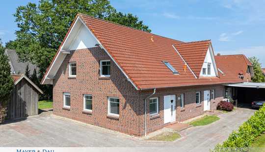 Bild von Bösel: Helles Reihenmittelhaus im Wohngebiet von Bösel, Obj. 8757