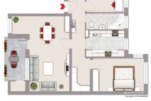Gepflegte 3‑Zimmer-Wohnung mit Südbalkon in Buckow – Die vollständige Adresse der Immobilie erhältst du vom Anbieter., 12353 Gropiusstadt, Berlin – Vorschaubild 12