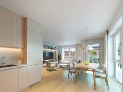 Barrierefrei 2-Zimmer-Wohnung mit Loggia & Blick entlang der Alten Schulstraße