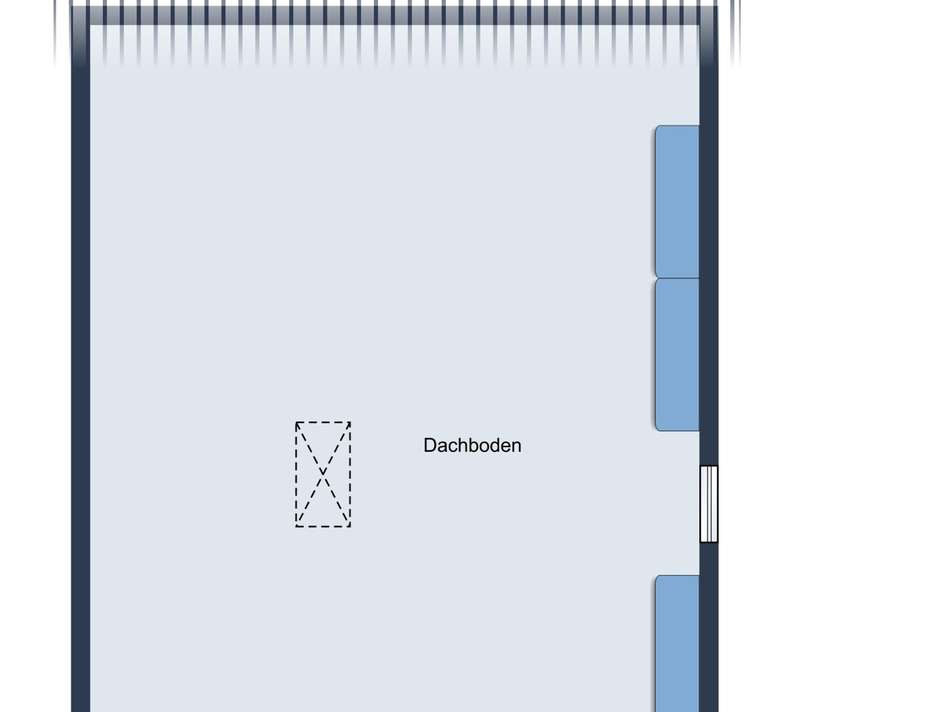 Grundriss Dachboden