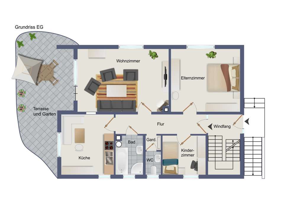 Grundriss EG