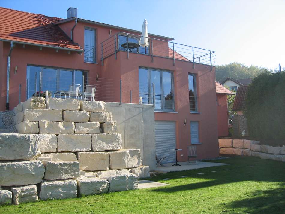 Hausansicht Gartenseite