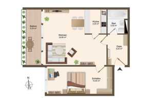 Perfekte Single-Wohnung in Sollner Bestlage und S-Bahn-Nähe – München – Vorschaubild 14