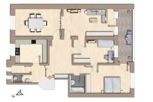 Klassischer Altbaucharme: 4-Zimmer-Wohnung in der Wiehre – Die vollständige Adresse der Immobilie erhältst du vom Anbieter., 79100 Unterwiehre-Nord, Freiburg im Breisgau – Vorschaubild 14