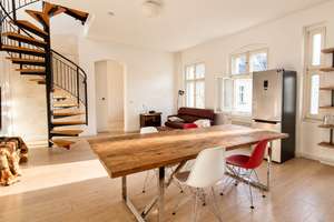 Provisionsfrei: Helle, ruhige DG-Maisonette mit Balkon am Boxhagener Platz – Krossener Straße 13, 10997 Friedrichshain, Berlin – Vorschaubild 2
