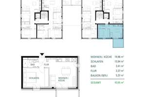 SCHWIND IMMOBILIEN - "Das Ludwig" - exklusive 2-Zimmer-Neubau-Eigentumswohnung im Ludwigshöhviertel – Die vollständige Adresse der Immobilie erhältst du vom Anbieter., 64285 Bessungen, Darmstadt – Vorschaubild 8