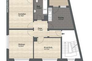 Substanz. Ertrag. Perspektive. – Vollvermietetes MFH mit vier Einheiten in Karlsruhe am Lindenplatz – Die vollständige Adresse der Immobilie erhältst du vom Anbieter., 76185 Mühlburg, Karlsruhe – Vorschaubild 30
