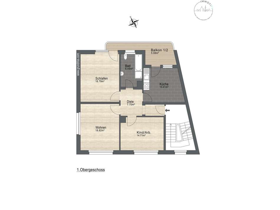 1. OG, Grundriss