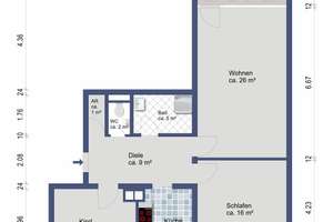 Über den Dächern - Wohnung mit Tiefgaragenstellplatz zu kaufen! – 47053 Dellviertel, Duisburg – Vorschaubild 15