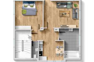 (2021 saniert) 1. OG / 2 Zimmer / ca. 62m² / Keller / Garten / Carport
