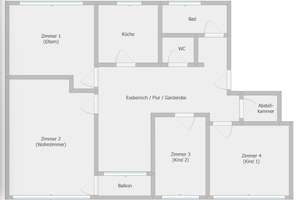 Großzügige 5-Zimmer-Wohnung mit Balkon, Garage – 93057 Reinhausen, Regensburg – Vorschaubild 36