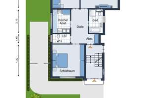 Grüner wird´s nicht: Tolle 3 Zimmerwohnung vis-à-vis dem  Sollbrüggenpark in Krefeld-Bockum – Die vollständige Adresse der Immobilie erhältst du vom Anbieter., 47800 Bockum, Krefeld – Vorschaubild 16