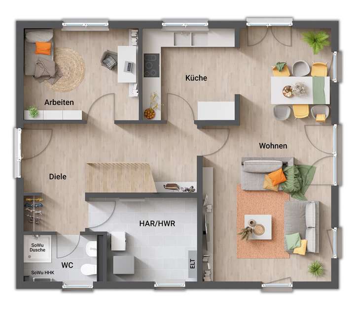 Grundrissvariante 7 EG