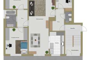 Helle 4-Zimmer-Wohnung mit ca. 104 m², sonnigem Balkon und großzügiger Raumaufteilung – Die vollständige Adresse der Immobilie erhältst du vom Anbieter., 41065 Dahl, Mönchengladbach – Vorschaubild 12