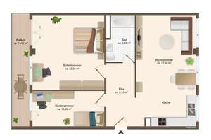 Stilvoll & exquisit  - dazu attraktive Preisgestaltung, Wohnen zum Wohlfühlen – Die vollständige Adresse der Immobilie erhältst du vom Anbieter., 81735 Neuperlach, München – Vorschaubild 33