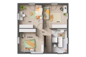 Urbaner Look, ruhige Lage: Stadthaus Flair 124  in Roßlau - Preis inkl. Grundstück – 6862 Roßlau, Dessau-Roßlau – Vorschaubild 17