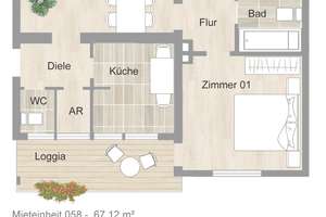 *Balkonwohnung*modernisiert*Wannenbad*gedämmtes Haus*ruhige Lage* – Bandstr. 128, 45359 Bedingrade, Essen – Vorschaubild 20