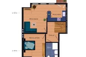 MS-City! Antoniusgärten: Die Sudiowohnung mit Grünblick – 48151 Josef, Münster – Vorschaubild 8