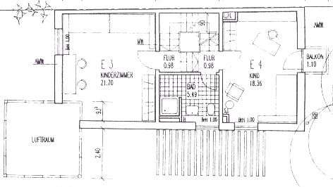 Grundriss Ebene 3 und 4