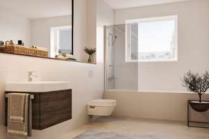 Wohnen im Grünen in ruhiger Lage! 4-Zimmer-Wohnung mit Balkon mit viel Platz - Neubau WE507 – Europaallee 102-110, 51379 Opladen, Leverkusen – Vorschaubild 4