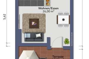 Barrierefreie EG Wohnung in bester Lage mit eigenem Garten und Terrasse ! – Die vollständige Adresse der Immobilie erhältst du vom Anbieter., 70599 Birkach-Nord, Stuttgart – Vorschaubild 11