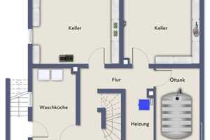 Renovierungsbedürftige DHH mit zwei getrennten Wohnungen auf schönem Grundstück mit Garten und Pool – Nürnberg – Vorschaubild 28