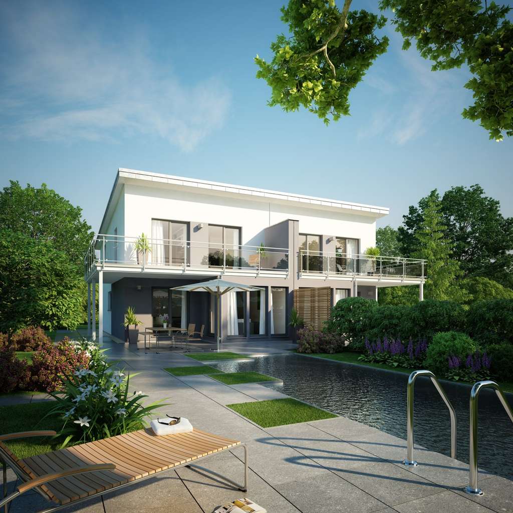 Immobilie in Haimhausen - Dachterrasse und Urlaubsgefühl in DHH in Haimhausen - Bild 0