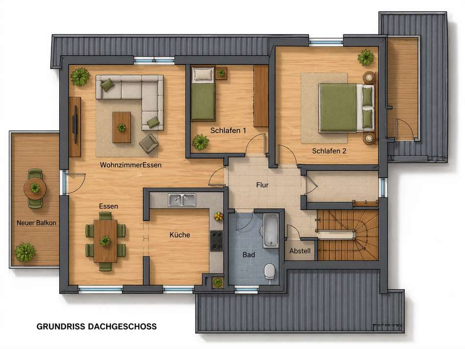 Grundriss DG