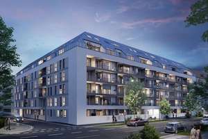 Schöne 1- Zimmer-Wohnung mit Balkon: exklusive 1-Zimmer-Wohnung  in Sendling-Westpark, München – Konrad-Peutinger-Straße 2b, 81373 Mittersendling, München – Vorschaubild 1