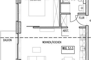 HAVEKANT - moderne 2 Zimmer Wohnung mit Einbauküche und Balkon – Am Rundtörn 20, 26135 Osternburg, Oldenburg (Oldenburg) – Vorschaubild 7
