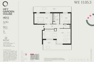 Über den Dächern der Mierendorff-Insel: Lichtdurchflutetes Penthouse mit 2 Terrassen – Wernigeroder Straße 2C-G, 10589 Charlottenburg, Berlin – Vorschaubild 2